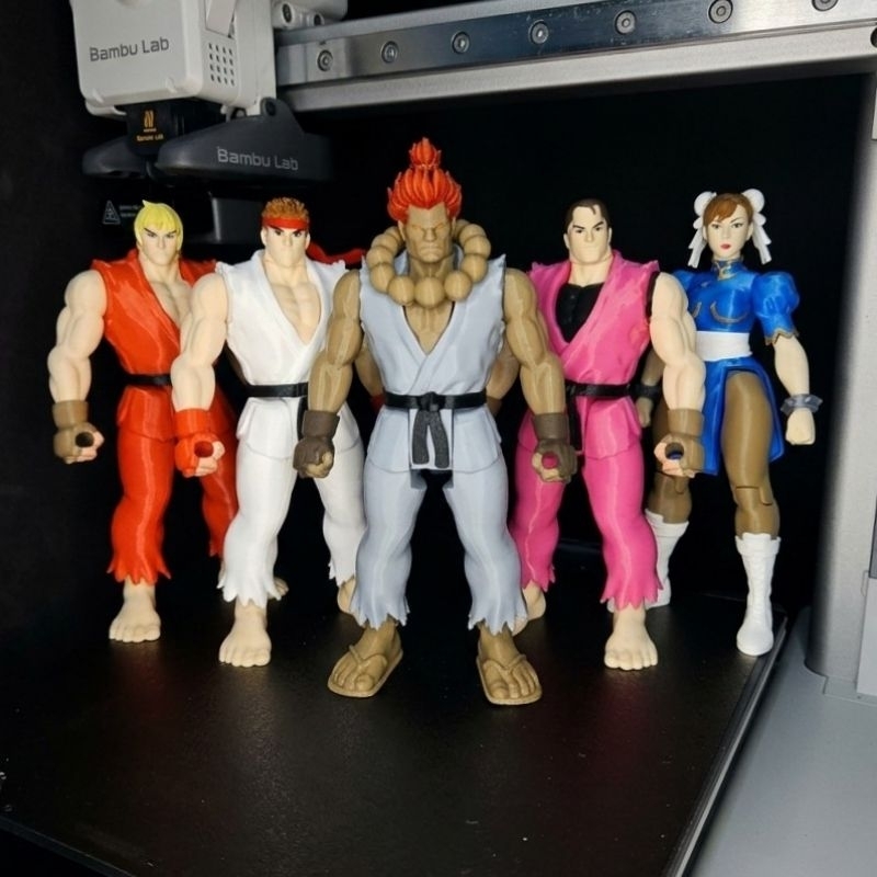 Boneco articulado Street Fighter