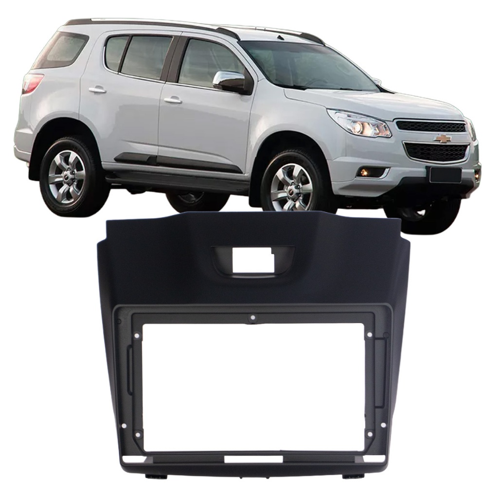Moldura Multimidia 9 Polegadas S10 Trailblazer 2012 A 2016