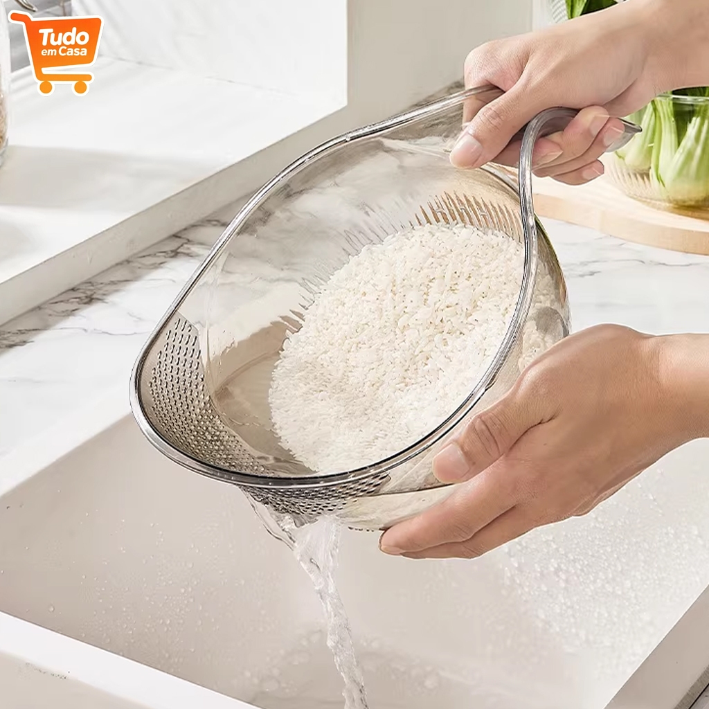 Cestas em Escorredor Multiuso Cozinha Escorredor de Macarrão Legumes Arroz Fruteira