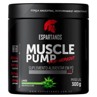 Pré Treino Muscle Pump Suplemento Pre Workout 300g - Espartanos em Oferta na Shopee
