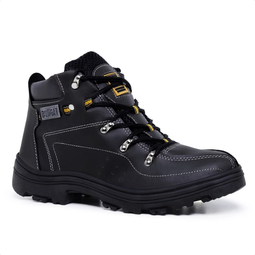 Bota Coturno Bullgat Couro  Promoção envio já Oferta
