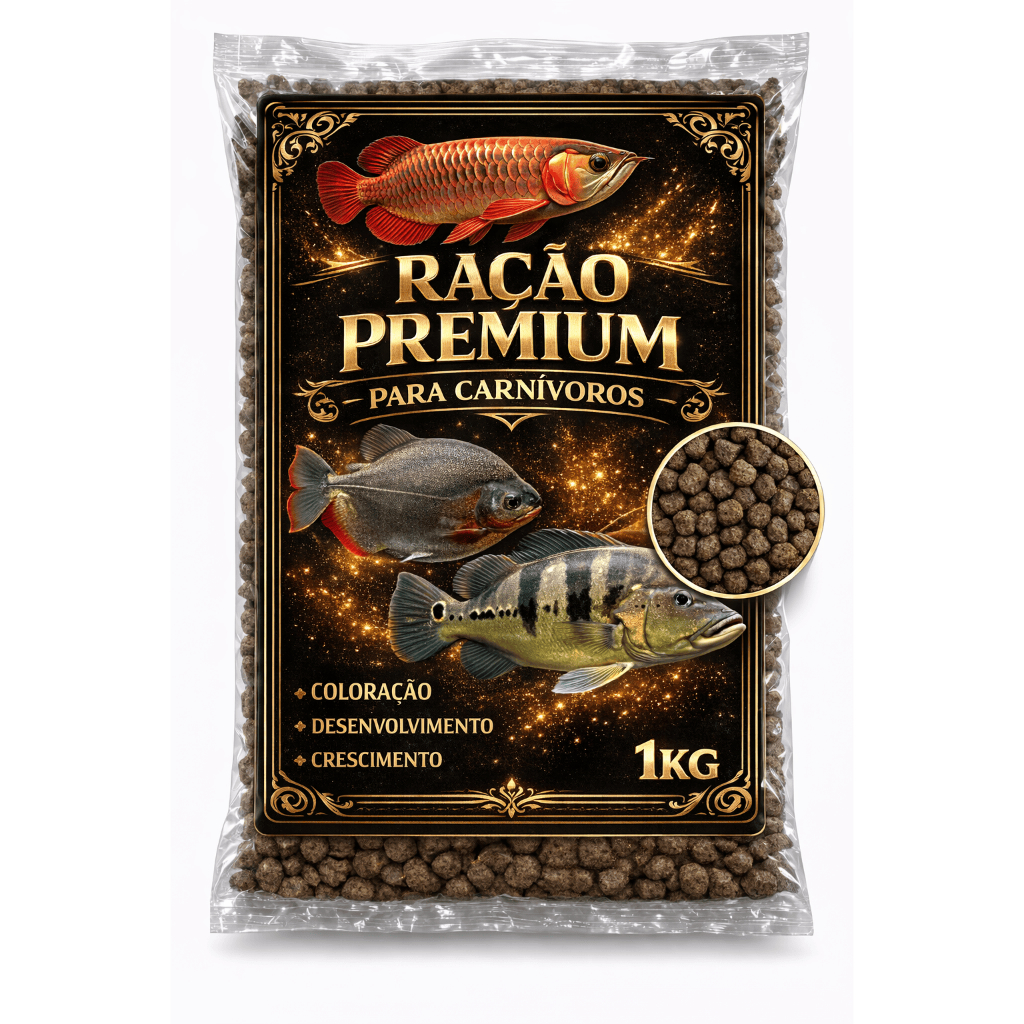 Ração Alimento Carnívoros Superfície 1kg