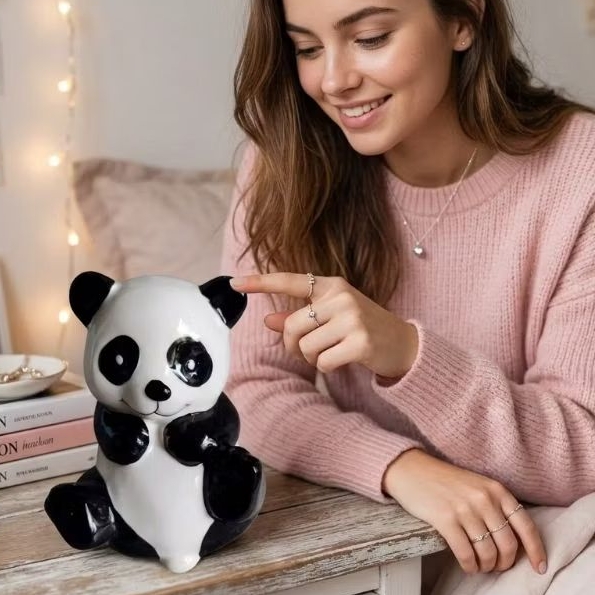 Cofre Pequeno Pandinha | Fofo, Decorativo