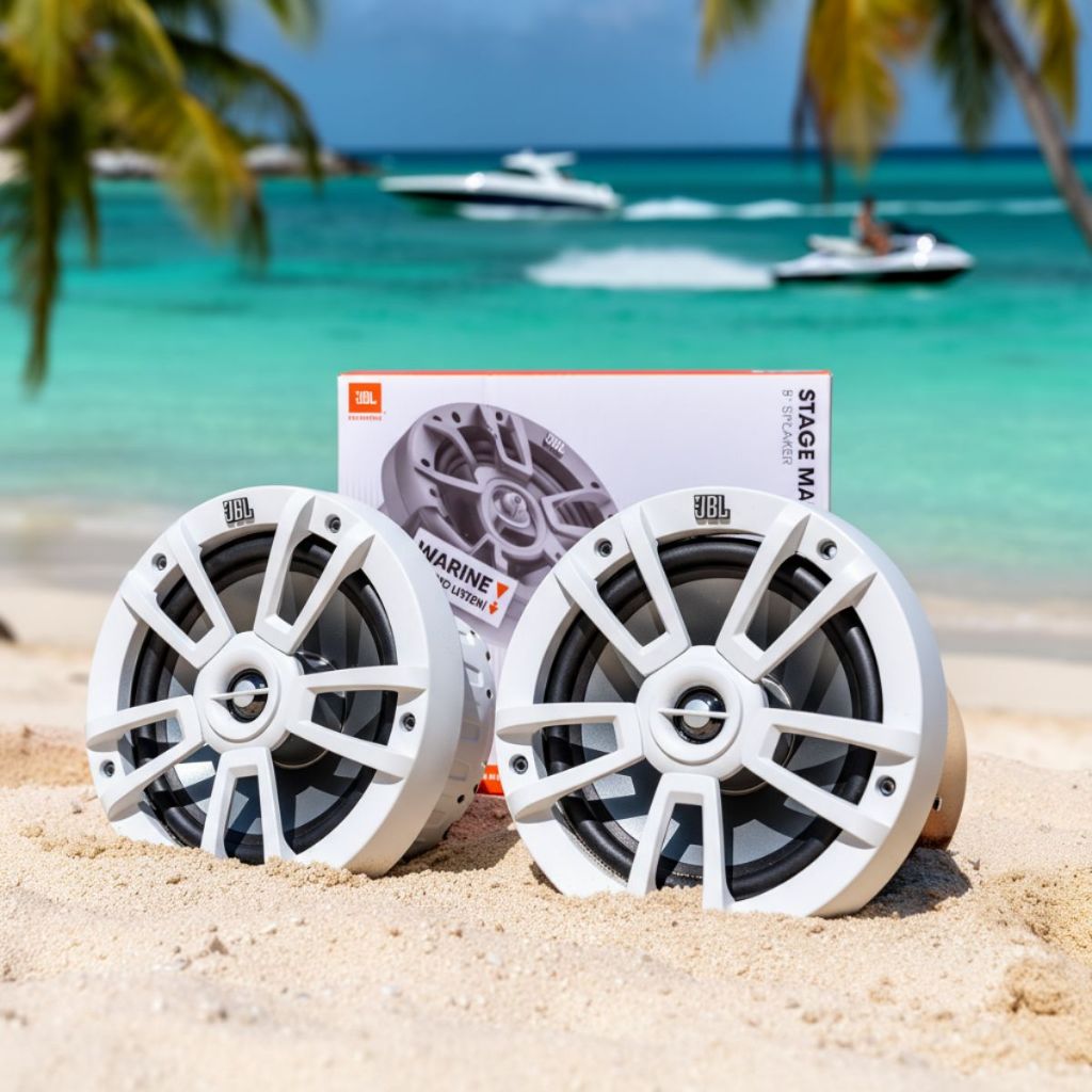 Par Alto Falante 8 Pol JBL Stage Marine 250W RMS Marítimo