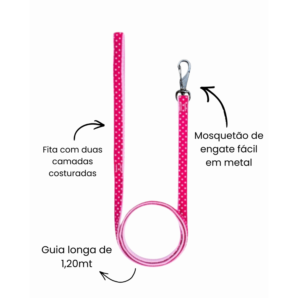 Kit Peitoral + Guia + Cinto Segurança Para Cachorro Carro — imagem 2 de 2