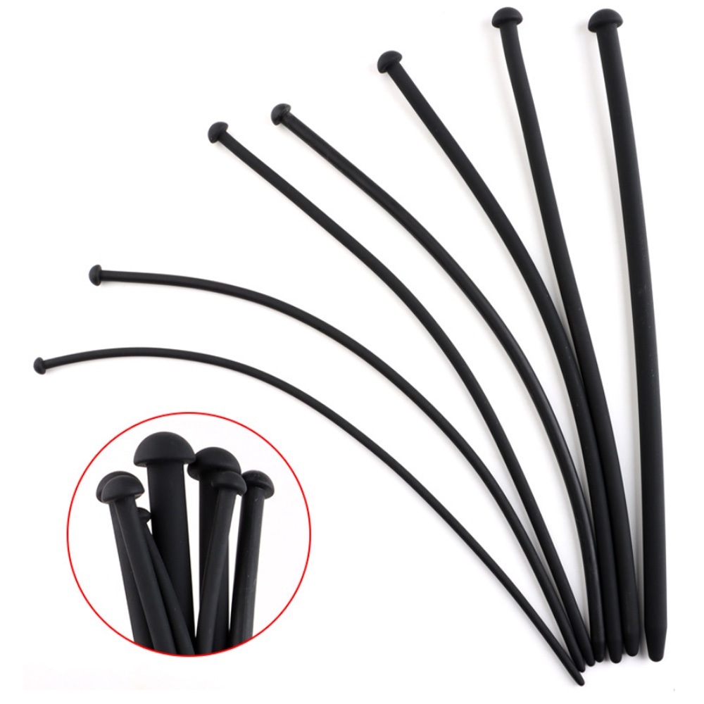 Estimulador Uretral Masculino de Silicone com Esferas | Expansão e Prazer Intenso