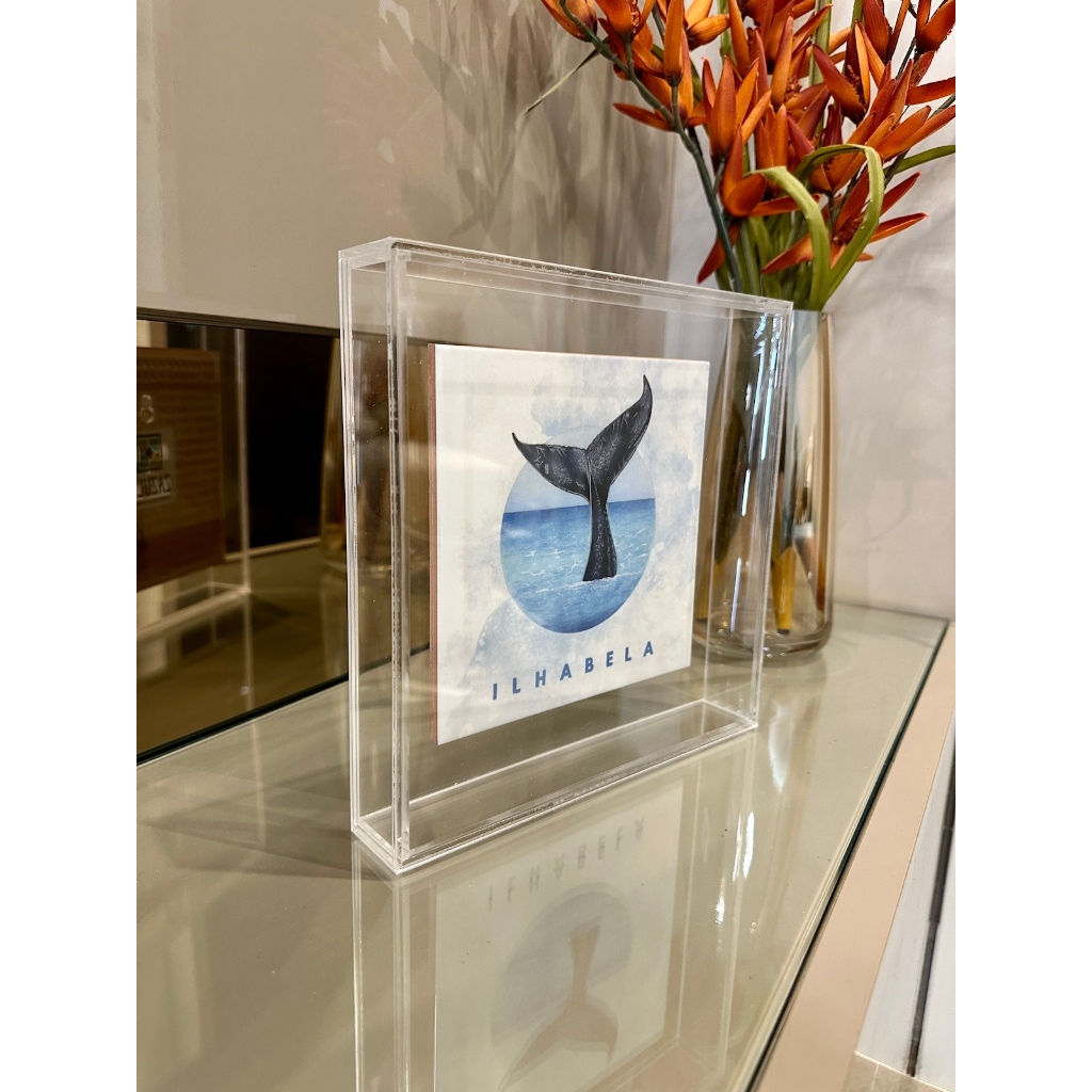 Moldura Caixa em Acrílico Transparente de Mesa ou Parede Arte Porta Maternidade Objetos Decorativos em Oferta na Shopee