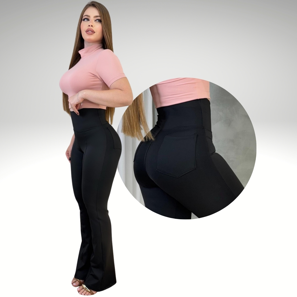 CALÇA DE MONTARIA FLEAR BOCA DE SINO