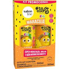 Kit shampoo + condicionador Maracujá Super-hidratação, brilho e ação antirressecamento Salon Line