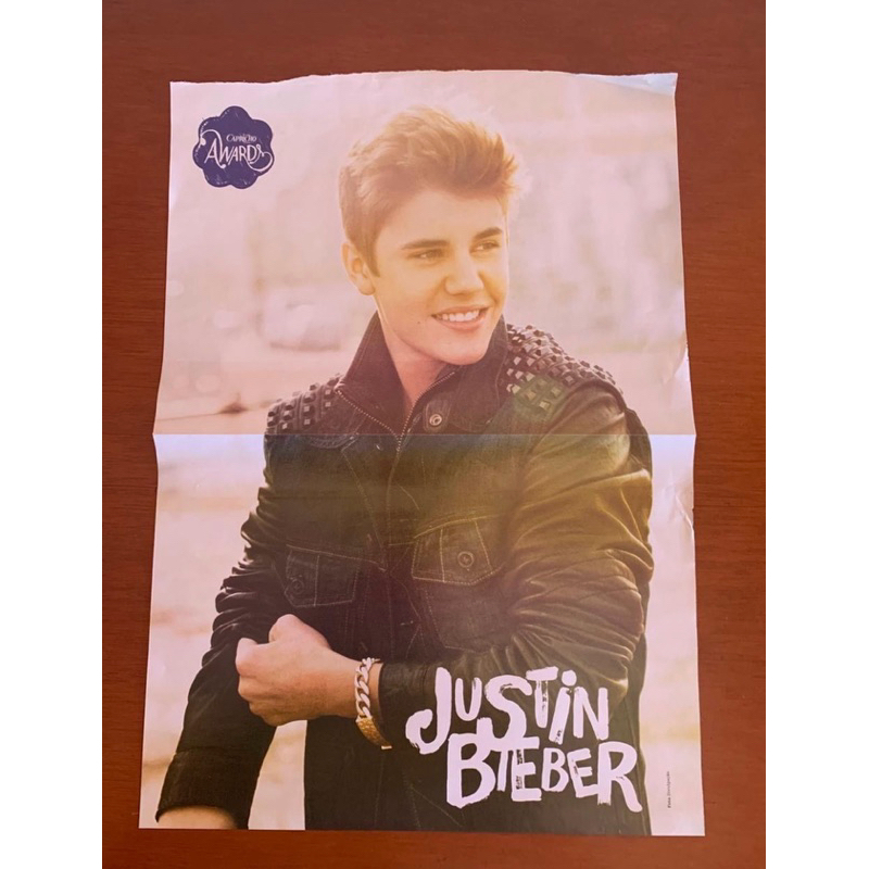 pôster revista capricho justin Bieber