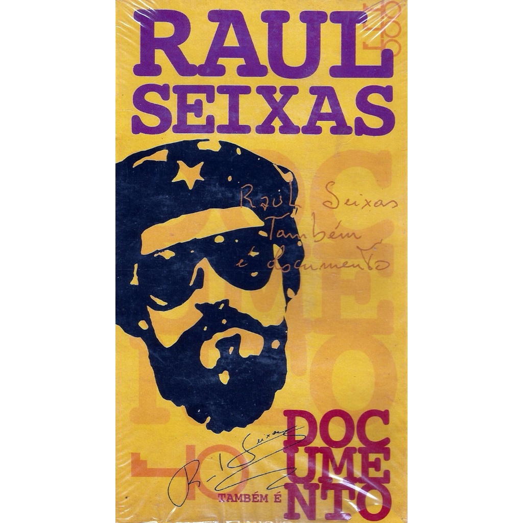 Vhs Original Raul Seixas Também É Documento Raulzito Kika Seixas Rock Documentário Musical