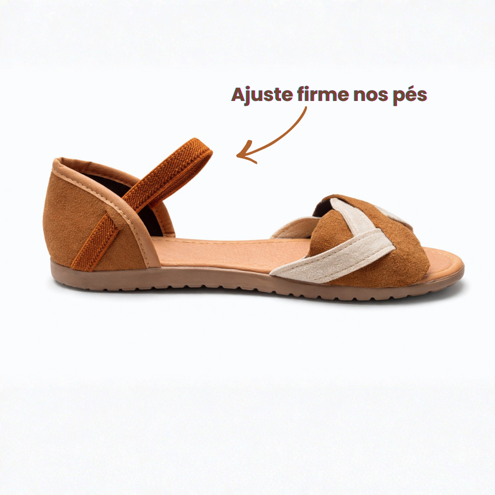 Sandália Feminina Rasteira Confortável Casual Leve Verão Moda Feminina Dia a Dia Fácil de Combinar