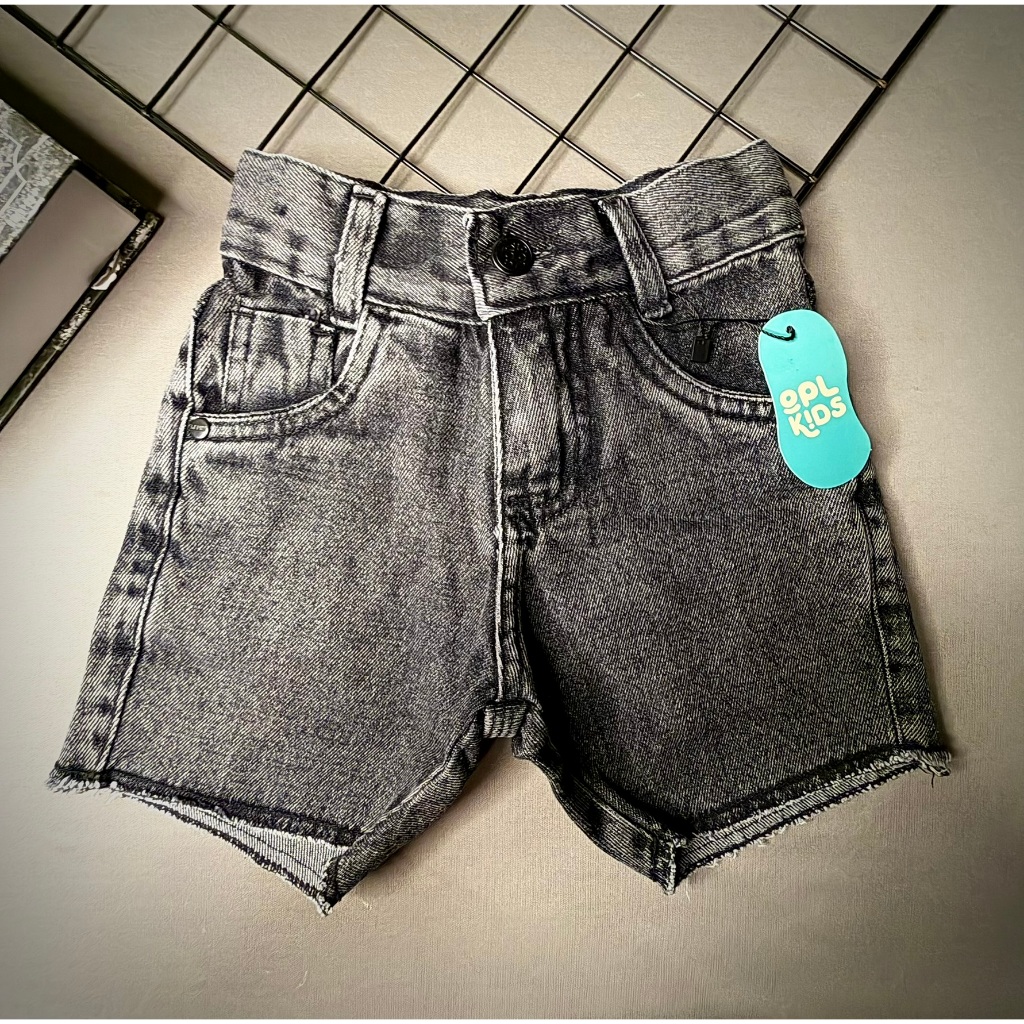 Bermuda Jeans Mauricinho Preta Marmorizada Menino Infantil Juvenil  Masculina em Oferta na Shopee