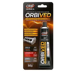Junta Cola Silicone Alta Temperatura Preto Orbi Motor Câmbio