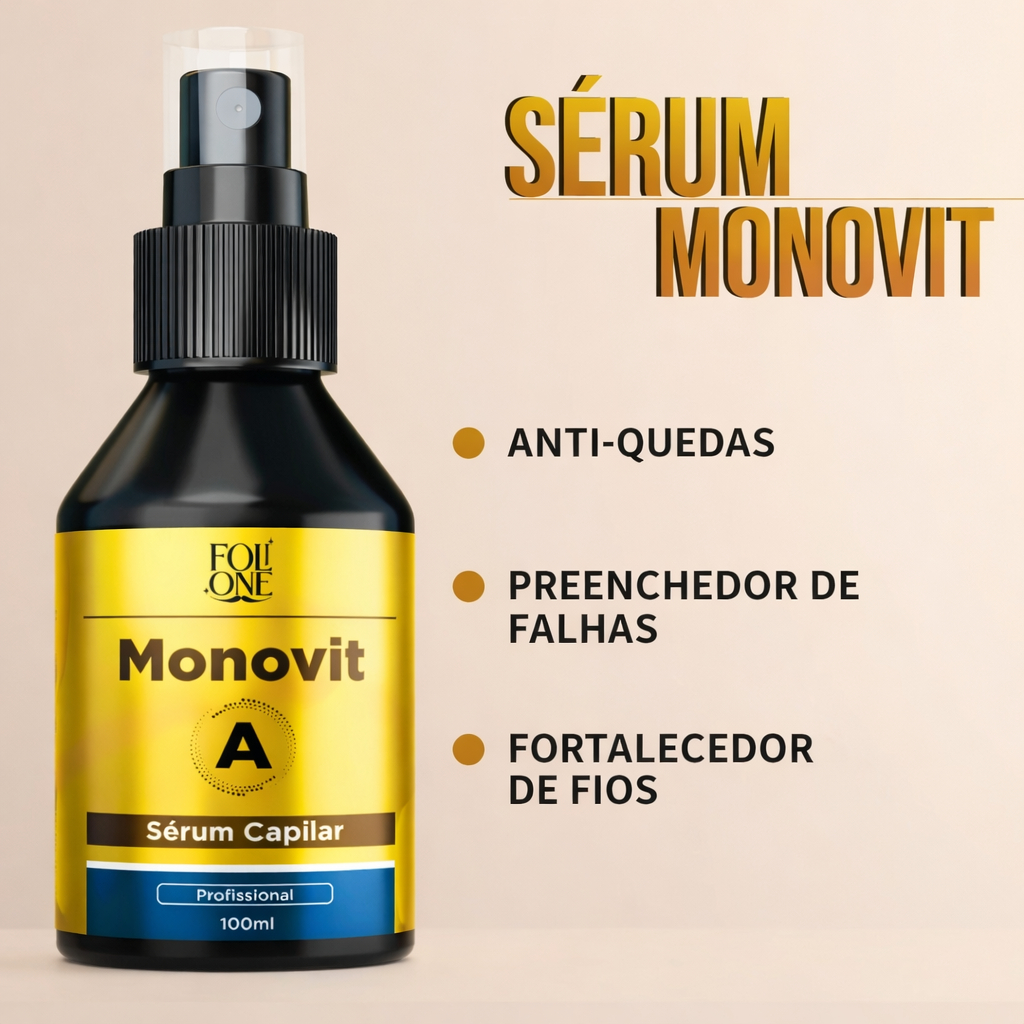 Sérum Monovit Crescimento Capilar Produto Para Cabelo Forte em Oferta na Shopee