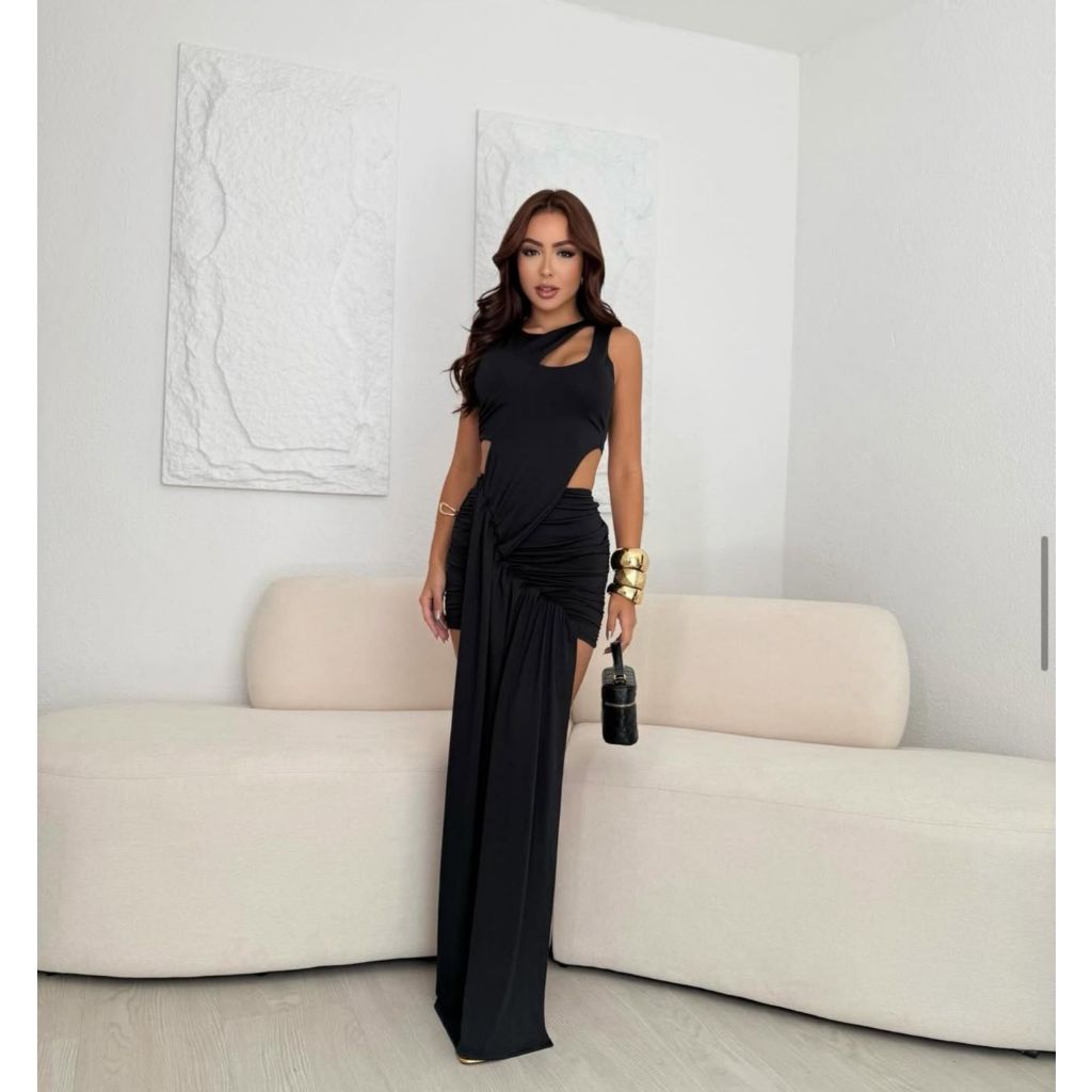 vestido curto suplex vestido feminino justo vestido com recortes modernos vestido modelador feminino  vestido com saia