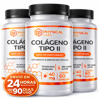 03 Colageno Tipo 2 Não Hidrolisado Não Desnaturado 40mg - (  KIT PARA 03 MESES DE USO  ) em Oferta na Shopee