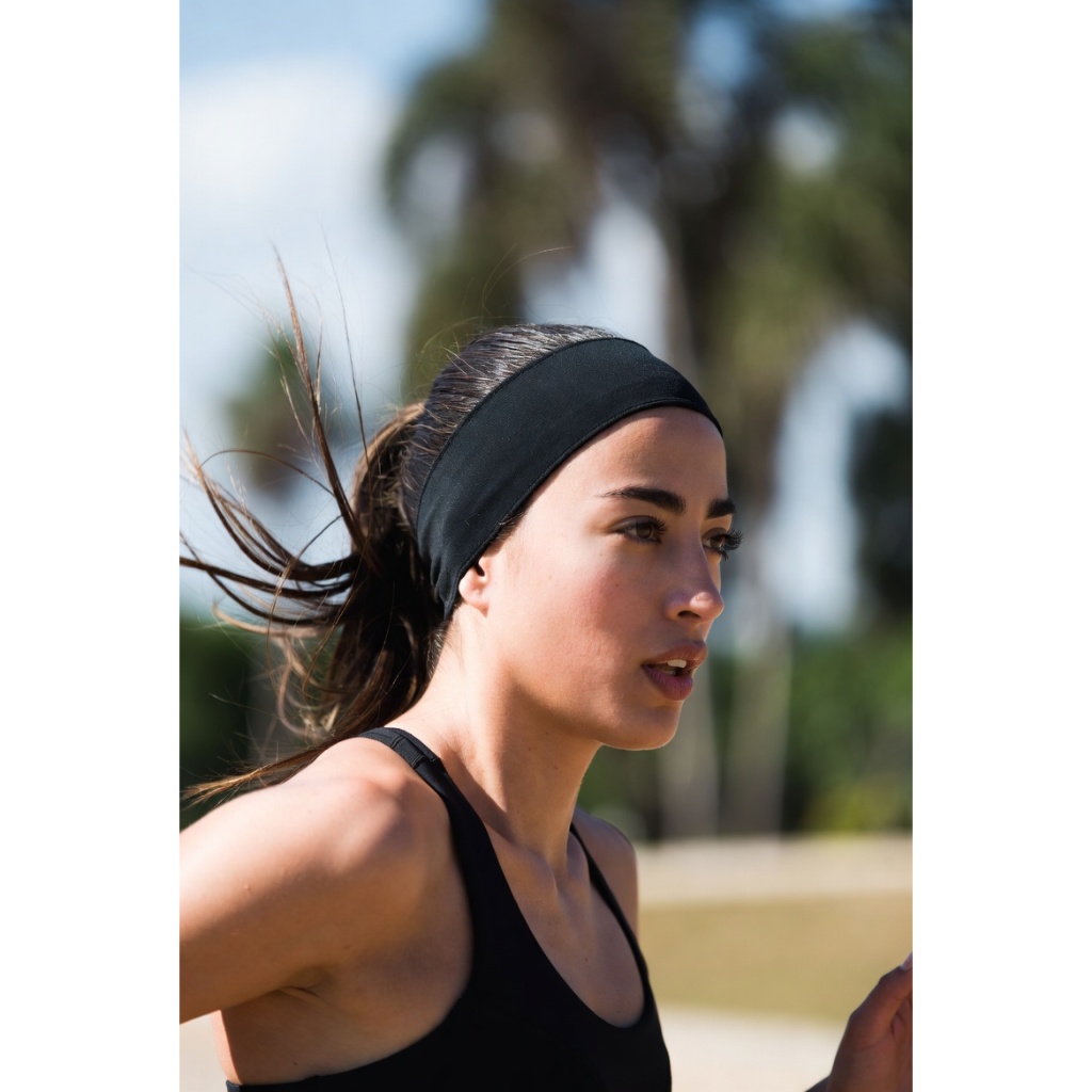 Faixa de Cabelo Headband Tiara Elástica Esportiva Proteção Solar UV50 Dry-fit