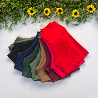 Short Suplex Feminino Cintura Alta Bermuda Academia Moda Fitness para Treino e Caminhada em Oferta na Shopee