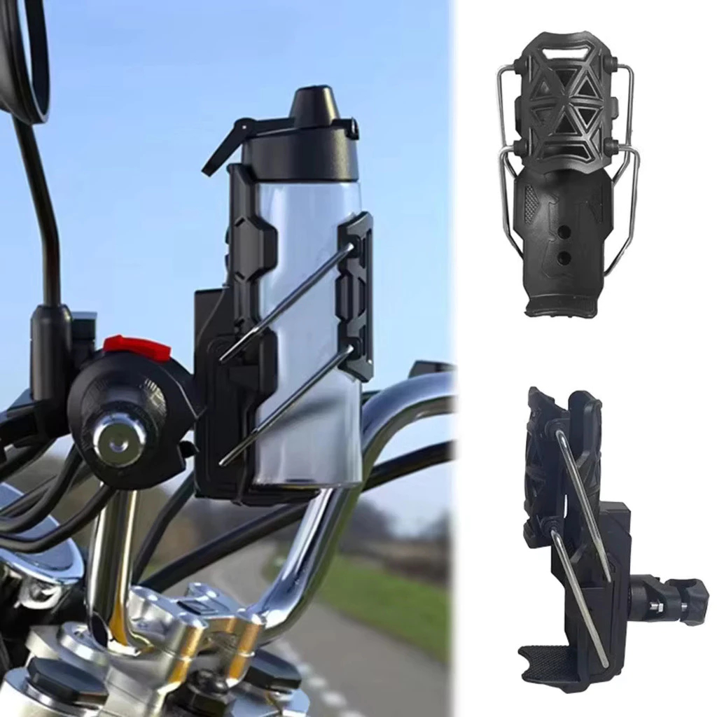 Suporte Porta Garrafa Ajustável com Clipe Rápido para Bicicleta Moto Bike