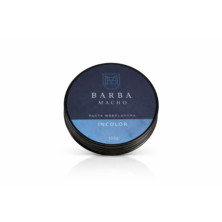 Pomada Modeladora Incolor Barba Macho 155g para cabelo