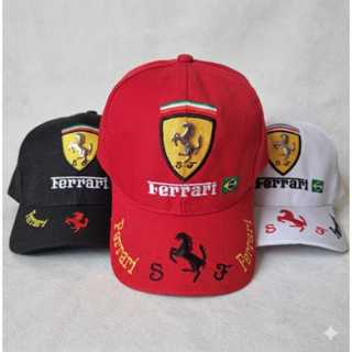 Boné Infantil Ferrari Bordado Aba Curva Ajustável - Pronta Entrega em Oferta na Shopee