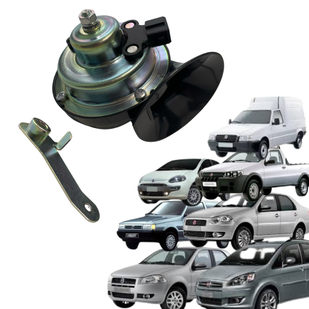 Buzina palio uno siena idea doblo fiorino strada tempra marea weekend conector original 12V