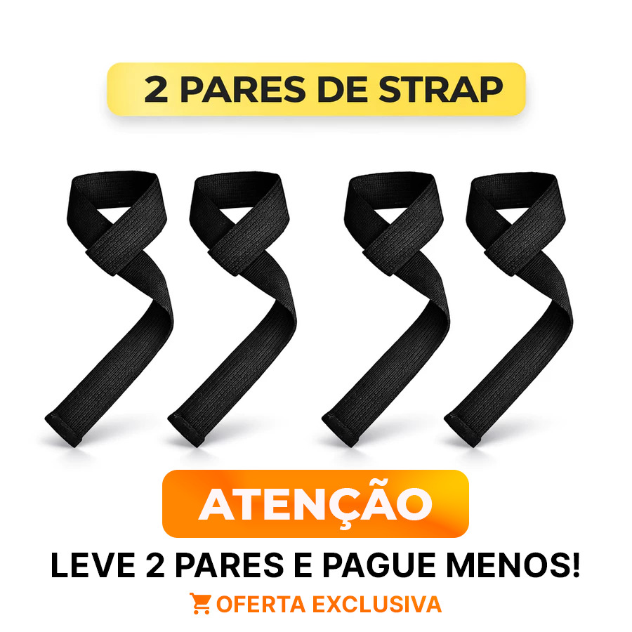 Tala Straps para Musculação Academia Profissional – Strap Levantamento de Peso