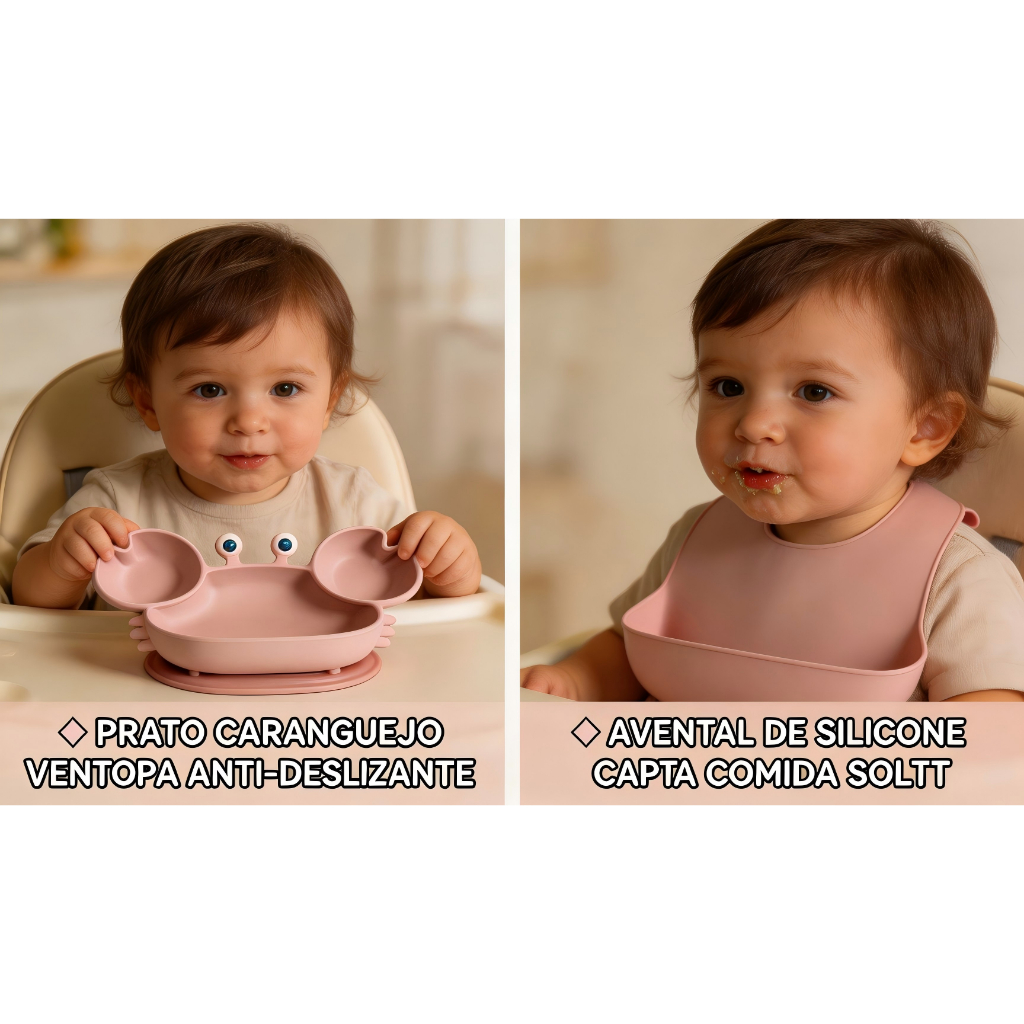 Kit de Alimentação 6pçs Formato de Coala - SC512