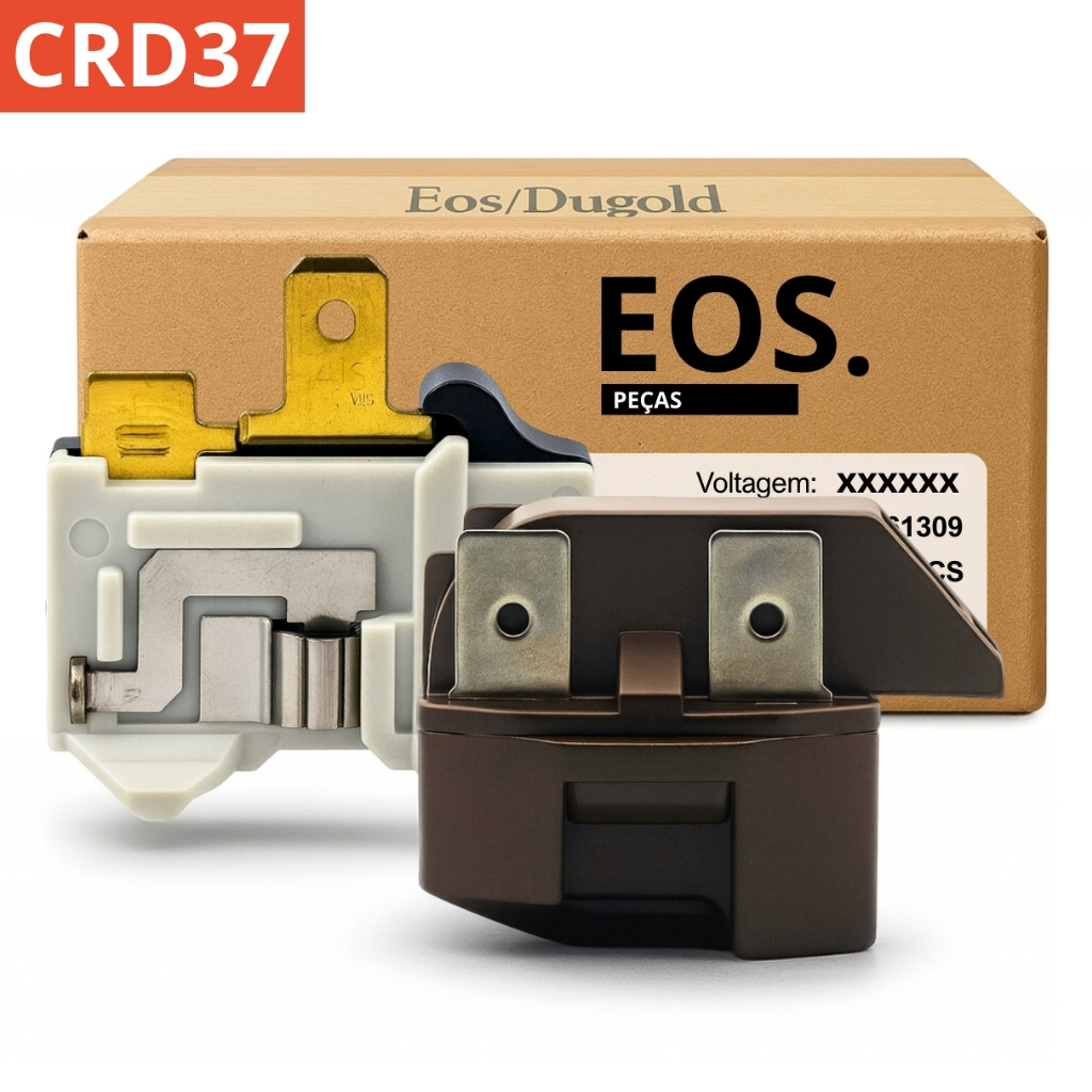 Conjunto Relé Ptc 127/220v Compatível Geladeira Consul Cycle Defrost Crd37 - 334l