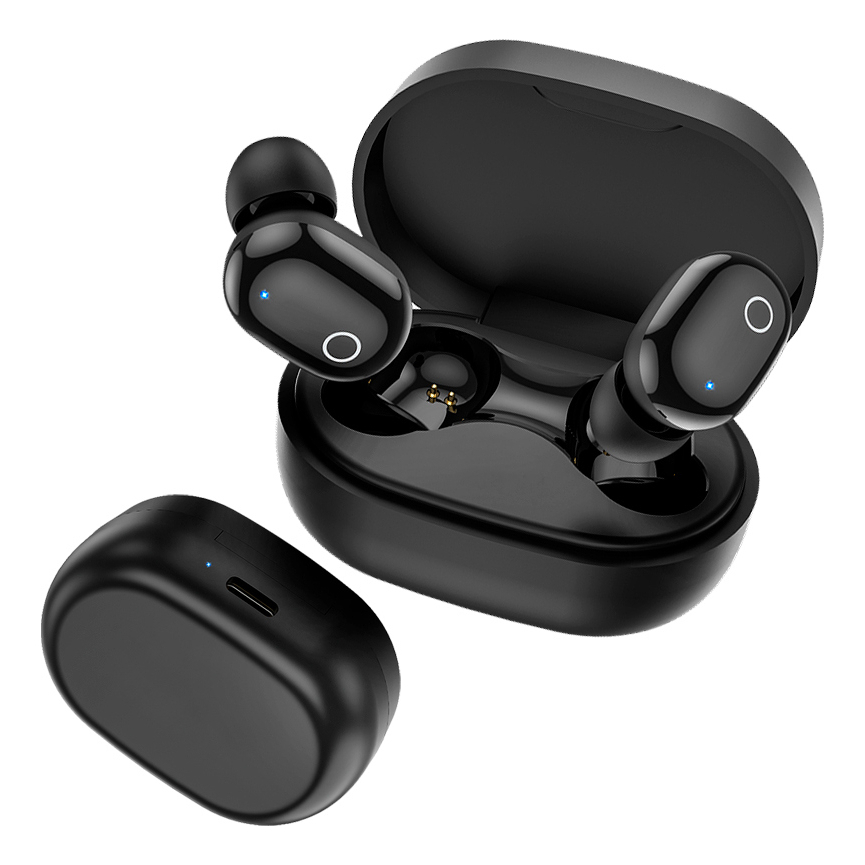 Fone De Ouvido Tws Sem Fio Bluetooth Pei-m514 Peining Preto  Fone De Ouvido Tws Sem Fio Bluetooth Pei-m514 Peining Preto