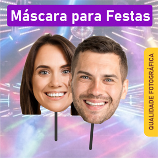 Máscaras de rosto -  Noivos, despedida de solteiro, chá de lingerie, festas de formatura - Personalizada em Oferta na Shopee
