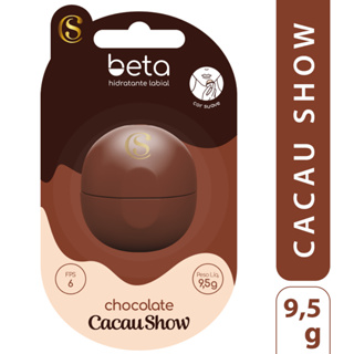 Hidratante Labial Beta Chocolate Cacau Show – Edição Especial FPS 6 em Oferta na Shopee