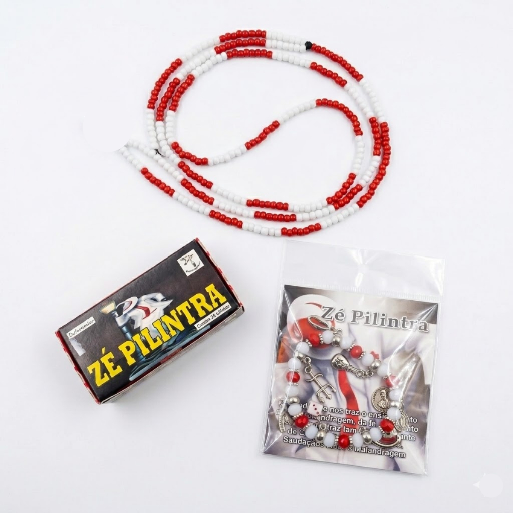 Kit espiritual Malandro Zé Pilintra Defumador Pulseira Guia