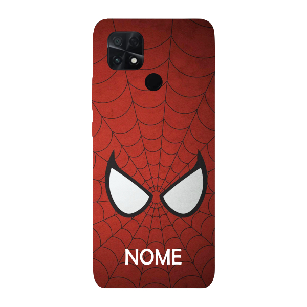 Capinha para Xiaomi Poco C40 Anti Impacto Personalizada - Homem Aranha Spider Man com nome