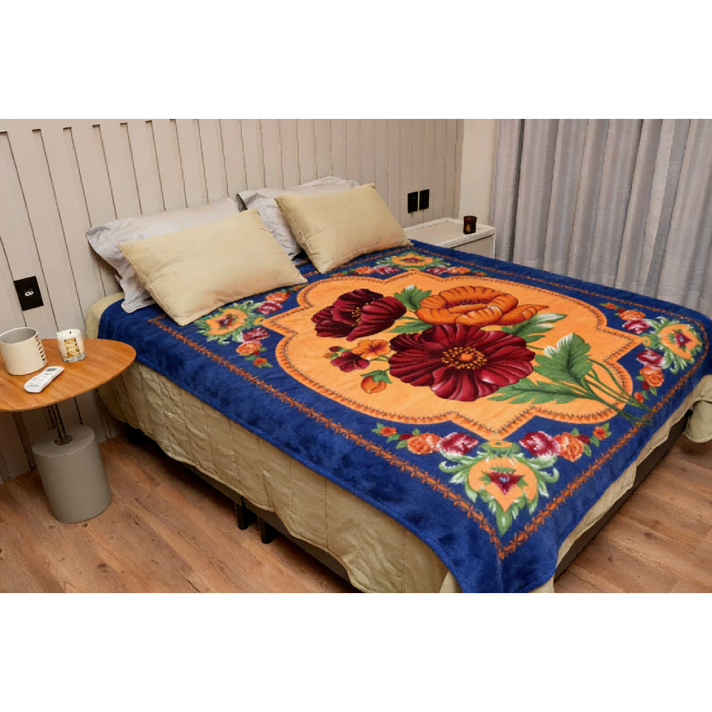 Manta Soft Casal 1,80m x 2,10m 100% Poliéster para Cama ou Sofá Diversas Estampas-zlar.lazer