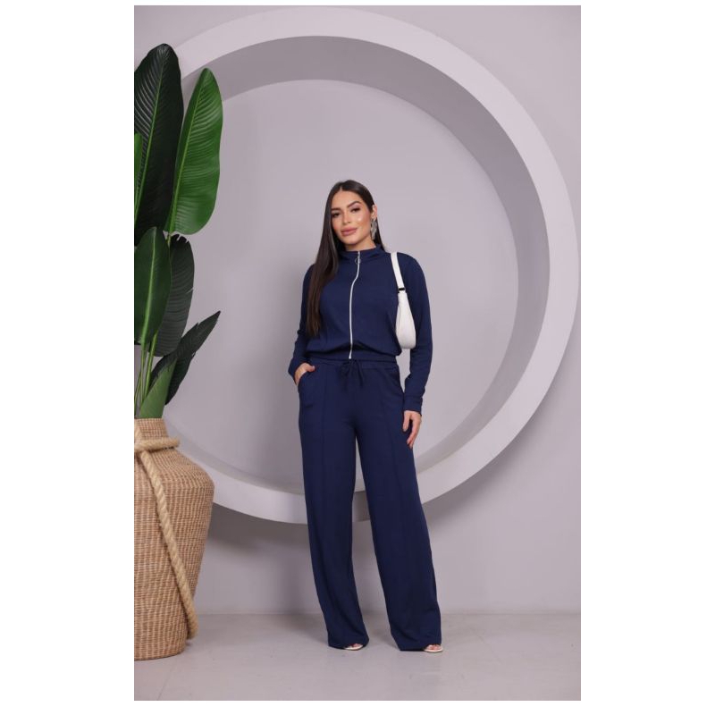 Conjunto Pantalona Elegance Premium com zíper. Outono / Inverno 🧣