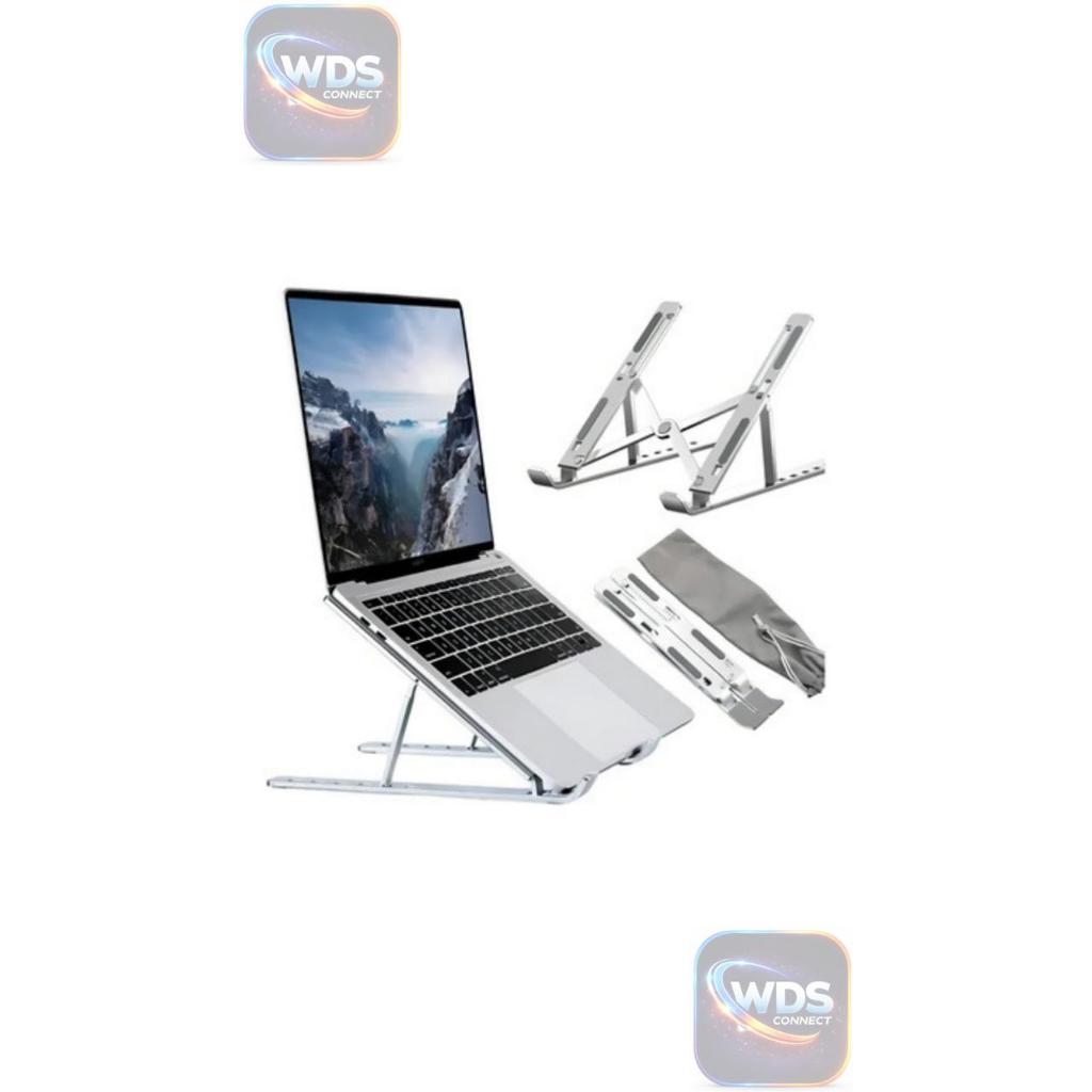 Suporte Ajustável para Notebook e Tablet IT-BLUE LE-066 Dobrável Portátil Ergonômico em Alumínio
