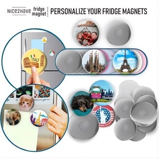 Imãs Bottons de Geladeira 37/44/50/58mm p/ Personalizar – Insumos Máquina de Bottons em Oferta na Shopee