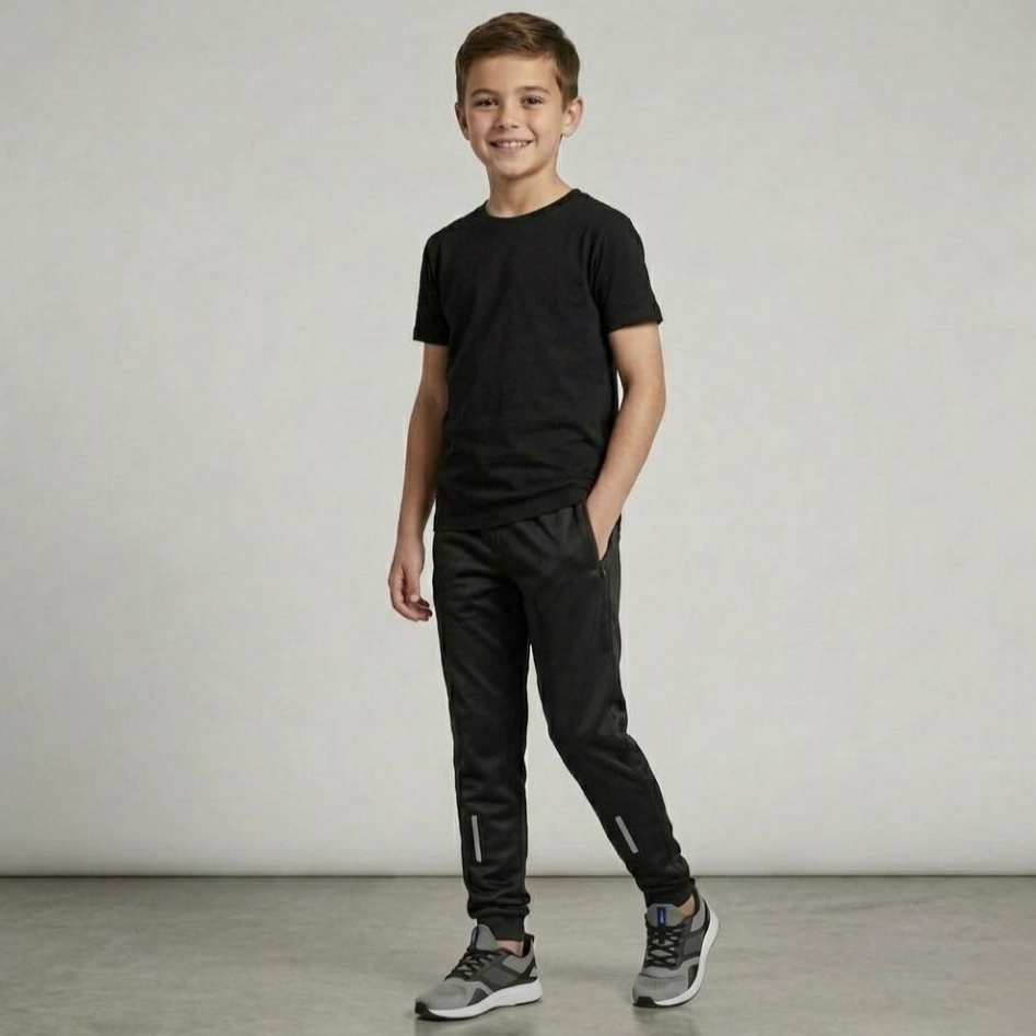 Calças Infantil Masculina Esportiva Confortável Calça Chipa Escolar Costura Forte Passeio do  2 ao 16