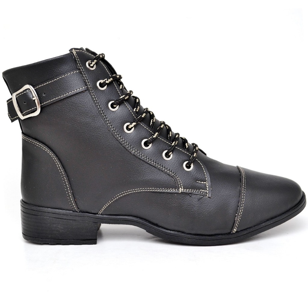 Bota Cano Baixo Feminino Leve Confortado Lançamento Inverno 26.