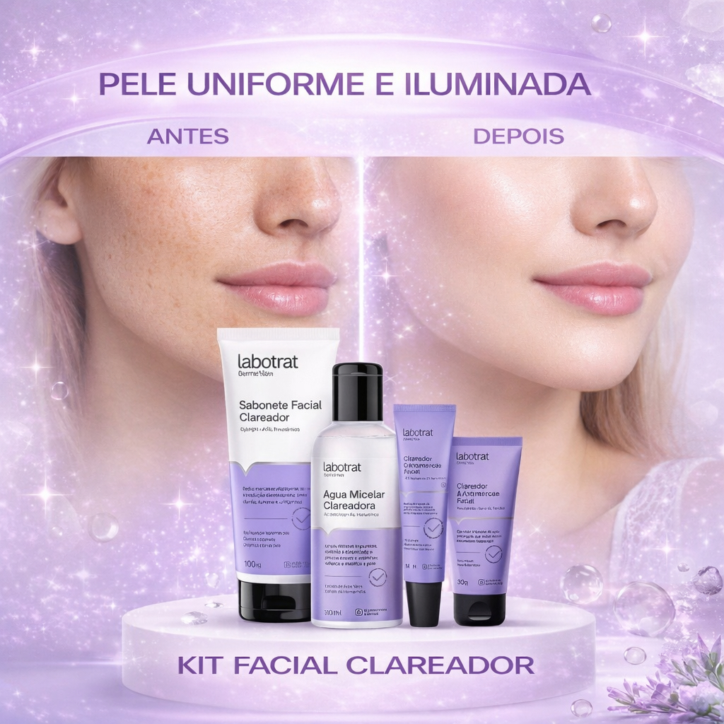 Kit Facial Clareador Labotrat em Oferta na Shopee