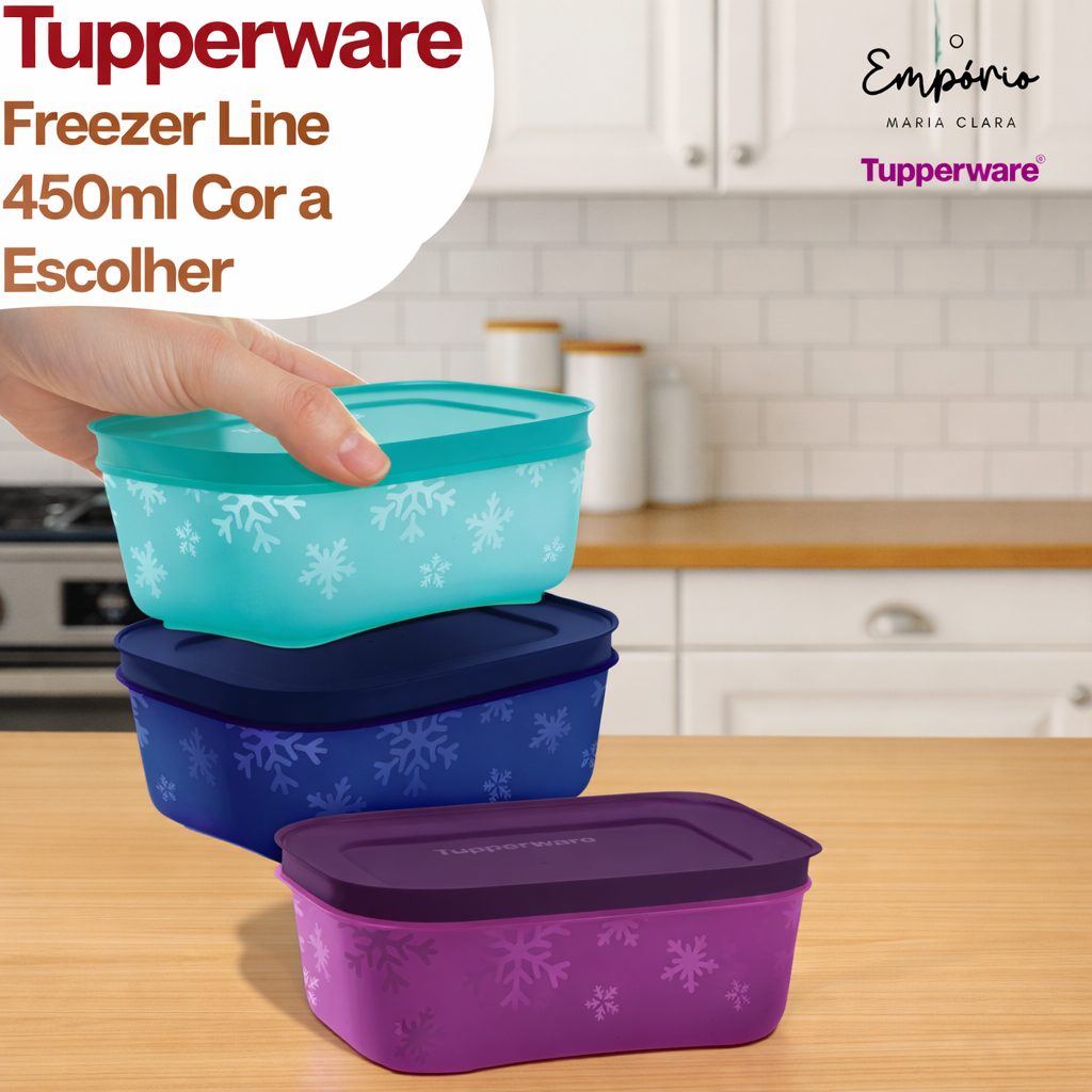Tupperware Freezer Line 450ml Cor a Escolher