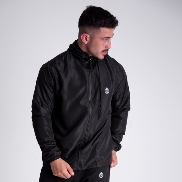 Jaqueta Corta Vento Masculina com Capuz Leve Semi Forrada Casaco Impermeável Motoboy Ciclismo Ziper