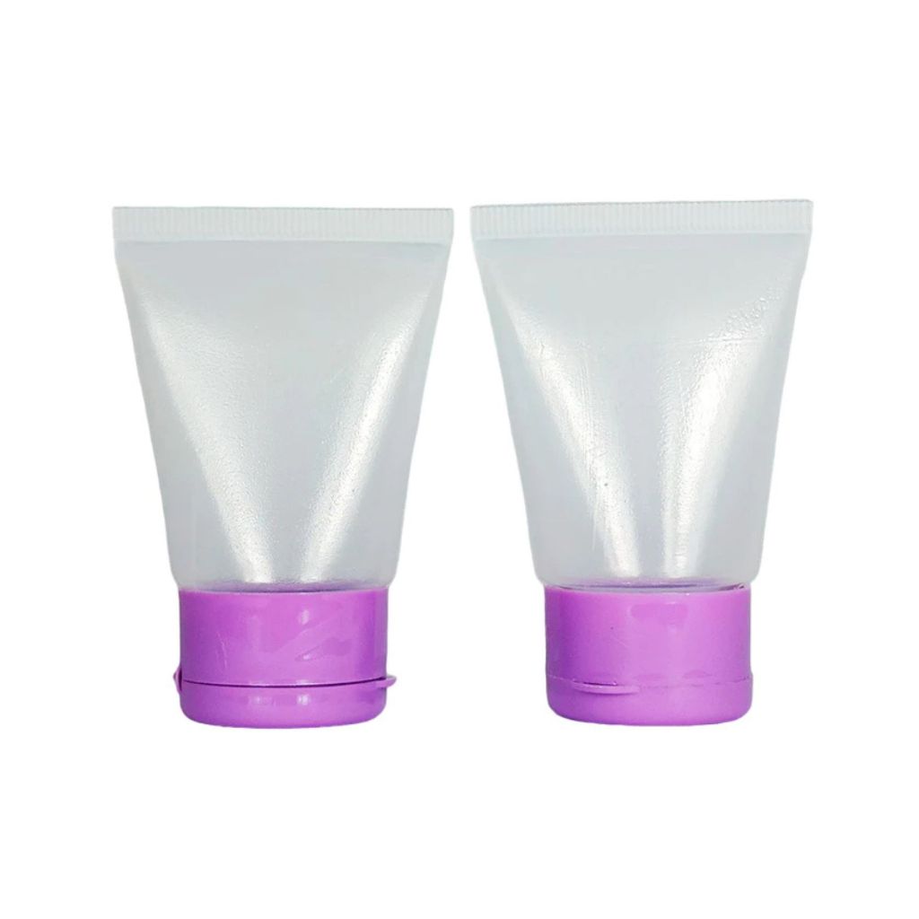 Kit 50 Bisnaga 30ml Tampa Flip Top Armazenamento seguro e Pratico Lembrancinhas Chá de bebe