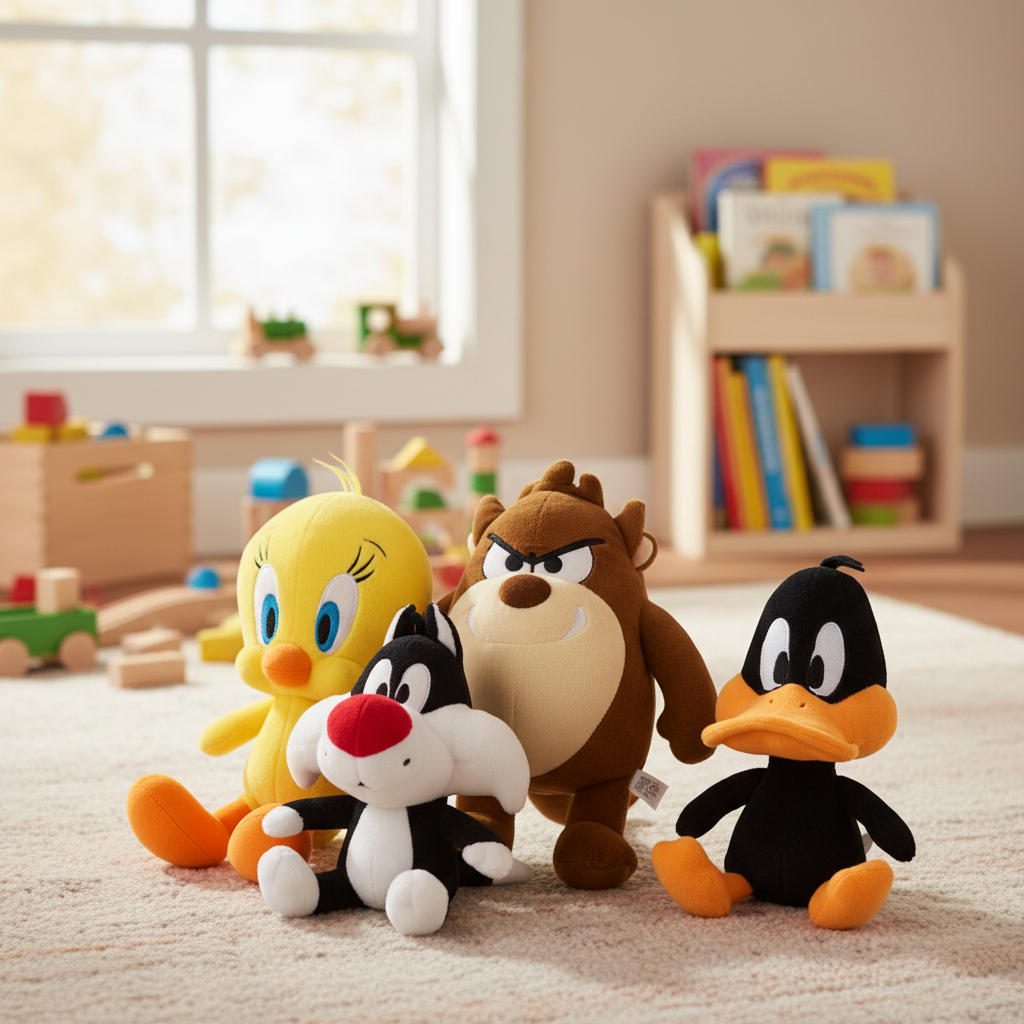 Boneco Pelúcia Piu Piu Frajola Grande 25 cm Imperdível Brinquedo Decoração