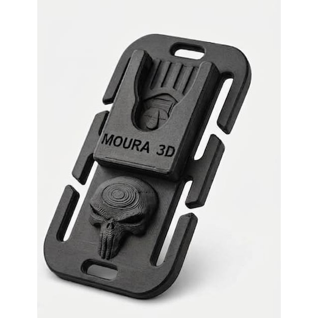 Suporte Cop Motorola V500 PMESP p/ colete Modular Personalizado Caveira, Justiceiro, Força Tática
