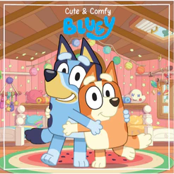 Bluey Cute & Comfy - Livro de Colorir Infantil