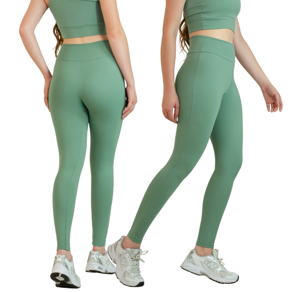 Calça Legging Cintura Alta em Suplex Poliamida Tech Zero Transparência Academia Feminina Fitness