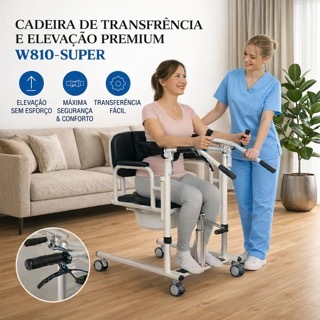Cadeira De Transferência Com Apoio Para Levantar Paciente — imagem 2 de 2